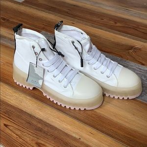 Zara high top shoes